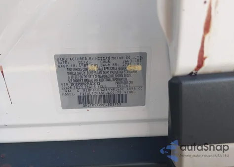 2023 Nissan Kicks Sr Xtronic Cvt z USA, uszkodzony, nr VIN 3N1CP5DV2PL503783